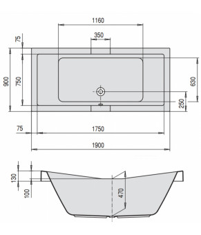 Ванна Hoesch Foster 190х90 6697.010