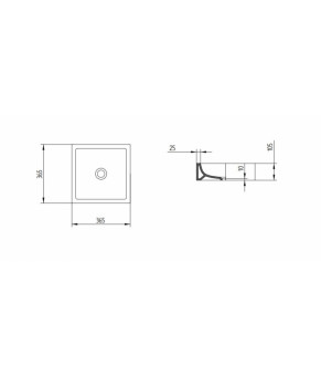 Умывальник AeT Italia Motivi Bold Basin L248