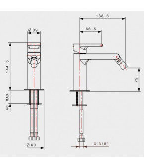 Cмеситель Bonomi Bonny 344020/F