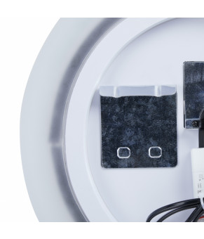 Зеркало Qtap Virgo R400 с LED-подсветкой QT1878250640W