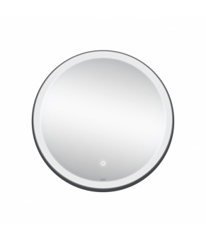Зеркало Qtap Robin R600 Black с LED-подсветкой и антизапотеванием QT13786501B