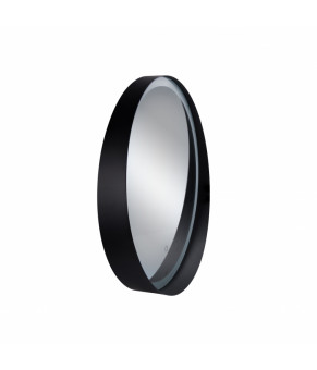 Зеркало Qtap Robin R600 Black с LED-подсветкой и антизапотеванием QT13786501B
