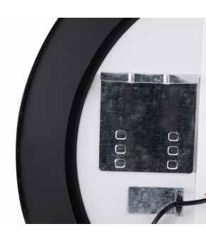 Зеркало Qtap Robin R600 Black с LED-подсветкой и антизапотеванием QT13786501B