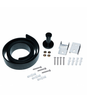 Зеркало Qtap Robin R600 Black с LED-подсветкой QT13786502B