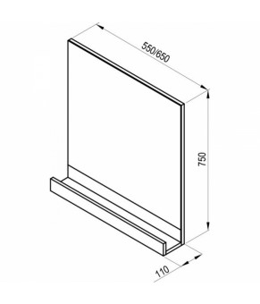 Дзеркало Ravak 10° X000000850