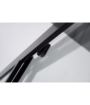 Душевая кабина AquaStream Premium S-Line 120S ALL BLACKS левосторонняя