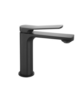 Смеситель для раковины Qtap Slavonice QTSLA1042103B Black Matt (SD00047474)