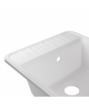 Кухонная мойка Qtap CS 6250 White (QT6250WHI650)