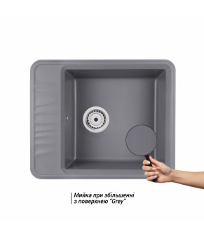 Кухонная мойка Qtap CS 6250 Grey (QT6250GRE471)