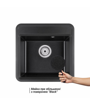 Кухонная мойка Qtap CS 5151 Black (QTCS5151BLA)