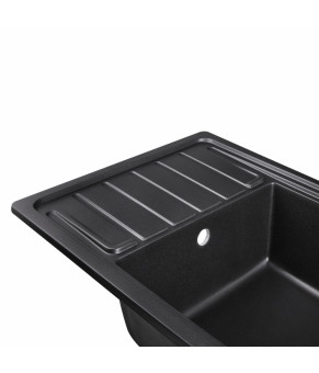 Кухонная мойка Qtap CS 7751 Black (QTCS7751BLA)