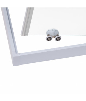 Набор Qtap душевая кабина Presto WHI1099SP5 Pear 1970x900x900 мм + поддон Tern 309912C 90x90x12 см с сифоном