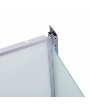 Гидромассажный бокс Lidz Tani SBM90x90.SAT.HIGH.FR, стекло Frost 4 мм без поддона