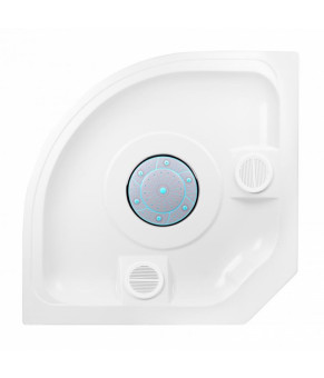 Душевой бокс Lidz Tani SB80x80.SAT.LOW.FR, стекло Frost 4 мм без поддона