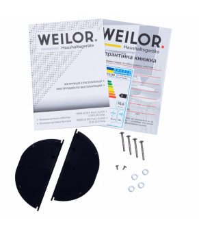 Вытяжка полновстраиваемая WEILOR PBSR 62301 FULL GLASS WH 1100 LED Strip