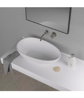 Раковина накладная iStone Bath Moira WD38388F8 white matt