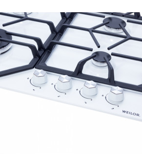 Поверхность газовая на металле WEILOR GM W604 WH