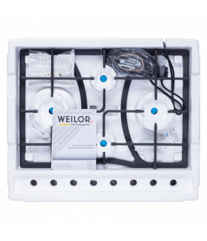Поверхность газовая на металле WEILOR GM W614 SS