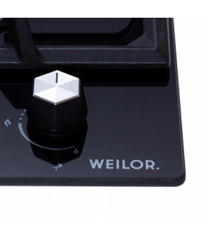 Поверхность газовая на стекле WEILOR GG W604 BL