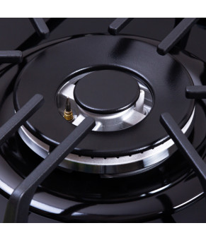 Поверхность газовая на стекле WEILOR GG W604 BL