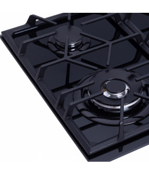 Поверхность газовая на стекле WEILOR GG W604 BL