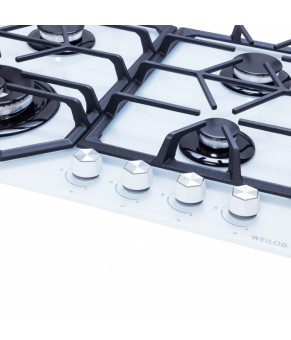 Поверхность газовая на стекле WEILOR GG W 604 WH