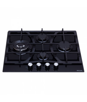 Поверхность газовая на стекле WEILOR GG W614 BL