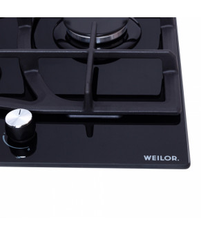 Поверхность газовая на стекле WEILOR GG W614 BL