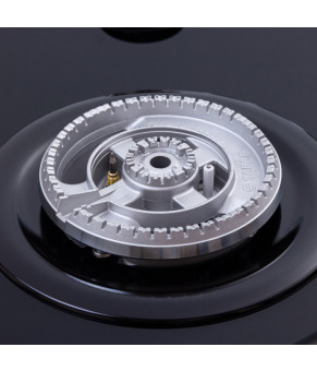 Поверхность газовая на стекле WEILOR GG W614 BL