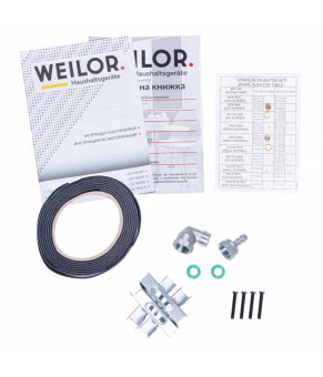 Поверхность газовая на стекле WEILOR GG W614 BL