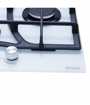 Поверхность газовая на стекле WEILOR GG W614 WH