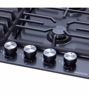 Поверхность газовая на металле WEILOR GM W 624 BL
