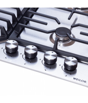 Поверхность газовая на металле WEILOR GM W 624 SS