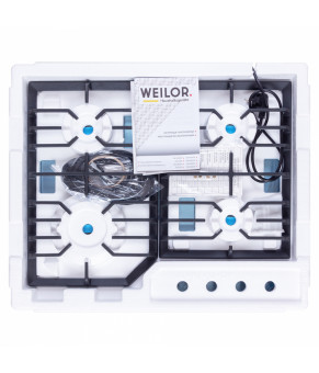 Поверхность газовая на металле WEILOR GM W 624 SS