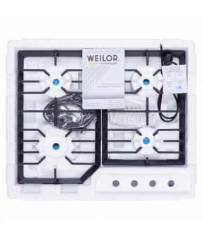 Поверхность газовая на металле WEILOR GM W 624 WH