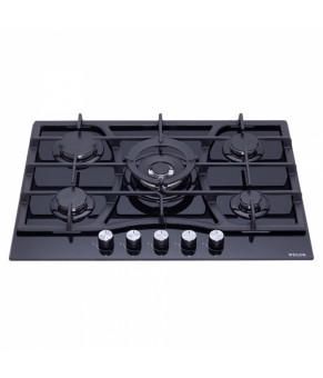 Поверхность газовая на стекле WEILOR GG W 714 BL