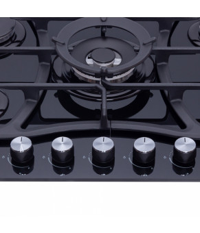 Поверхность газовая на стекле WEILOR GG W 714 BL