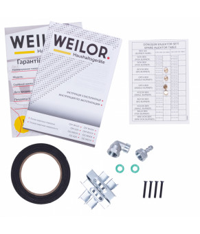 Поверхность газовая на стекле WEILOR GG 624 BL