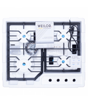 Поверхность газовая на стекле WEILOR GG 624 BL