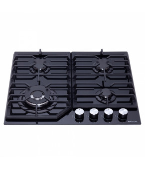 Поверхность газовая на стекле WEILOR GG W 624 BL