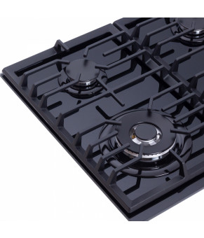 Поверхность газовая на стекле WEILOR GG W 624 BL