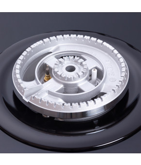 Поверхность газовая на стекле WEILOR GG W 624 BL
