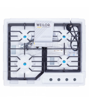 Поверхность газовая на стекле WEILOR GG W 624 WH