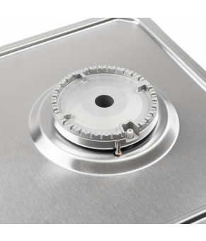 Поверхность газовая Domino на металле WEILOR GM 304 SS