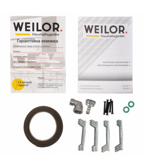 Поверхность газовая Domino на металле WEILOR GM 304 SS