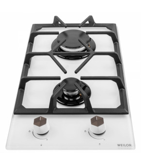 Поверхность газовая Domino на стекле WEILOR GG 304 WH
