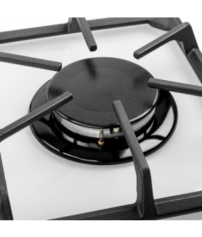 Поверхность газовая Domino на стекле WEILOR GG 304 WH
