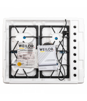 Поверхность газовая на металле WEILOR GM W 634 SS