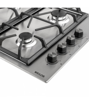 Поверхность газовая на металле WEILOR GM W 634 SS
