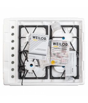 Поверхность газовая на металле WEILOR GM W 634 WH